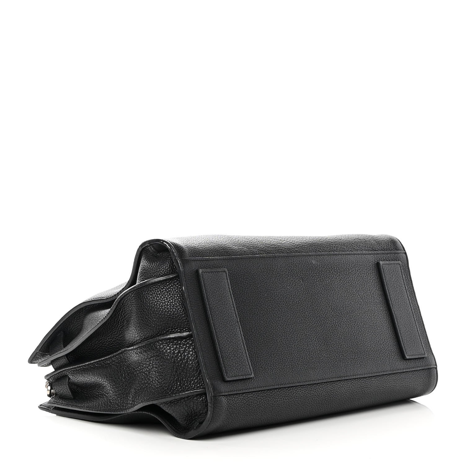 Saint Laurent Grained Calfskin Medium Souple Sac De Jour Black 4 of 25
