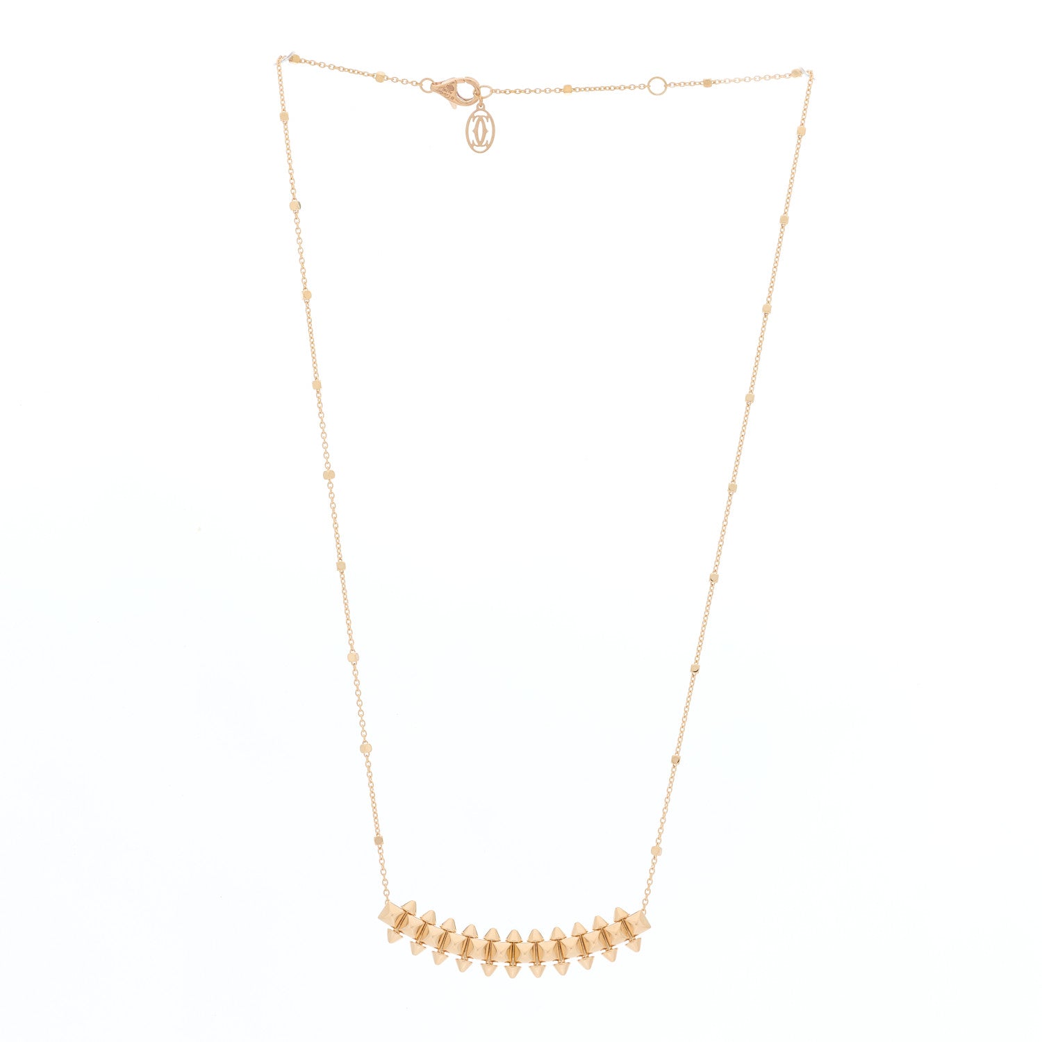 Cartier 18K Pink Gold Medium Clash de Cartier Necklace 2 of 4