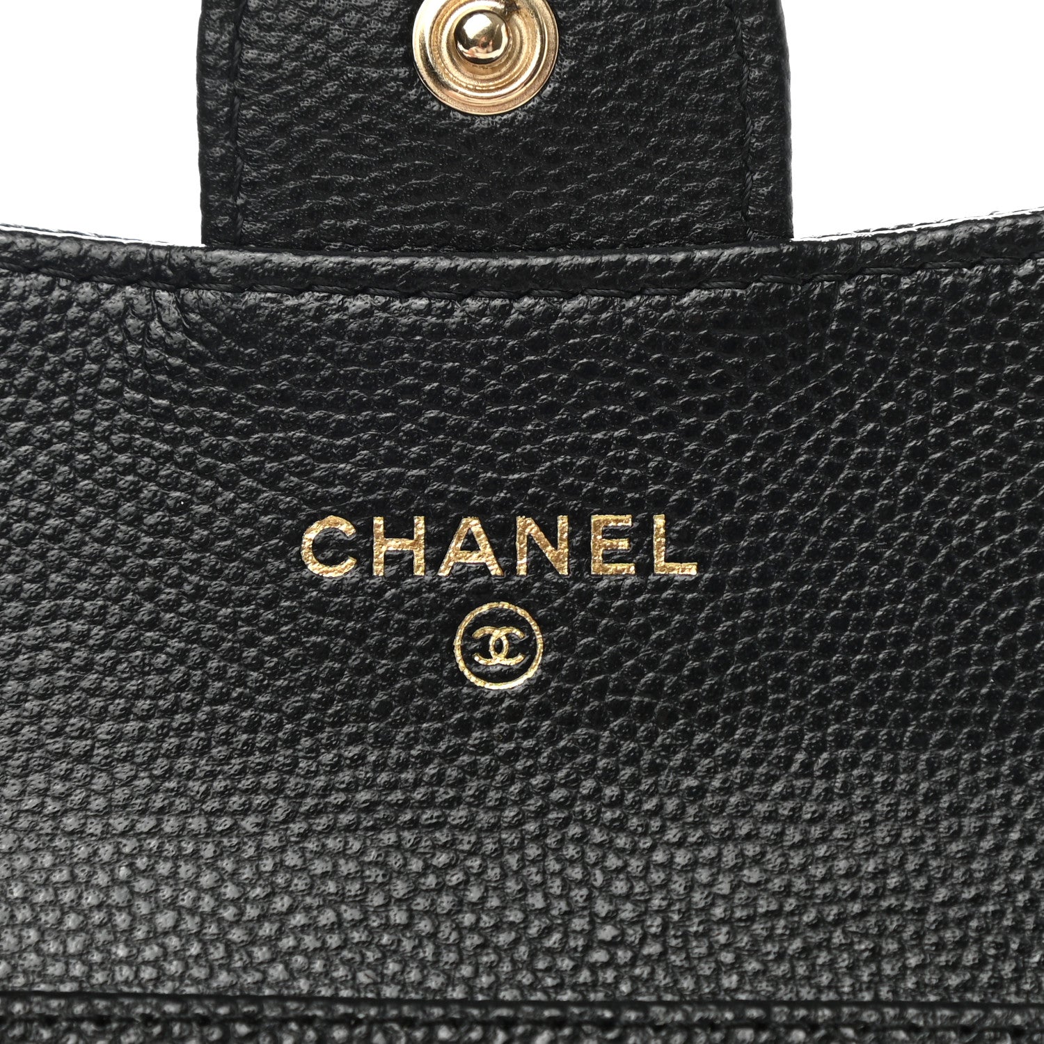 Chanel Caviar Quilted Flap Card Holder On Chain Black 6 of 13
