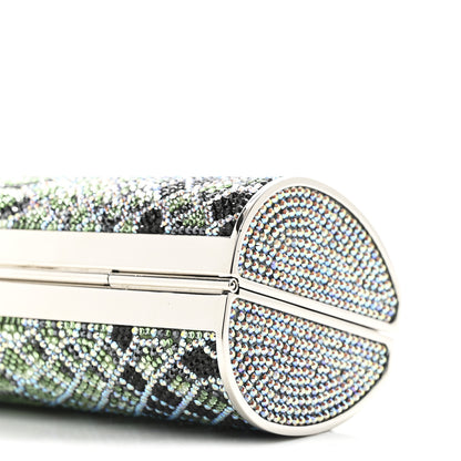 Judith Leiber Swarovski Crystal Scales Minaudiere Clutch Blue Multicolor 11 of 12