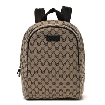 Gucci Monogram Travel Backpack Dark Brown 1 of 10