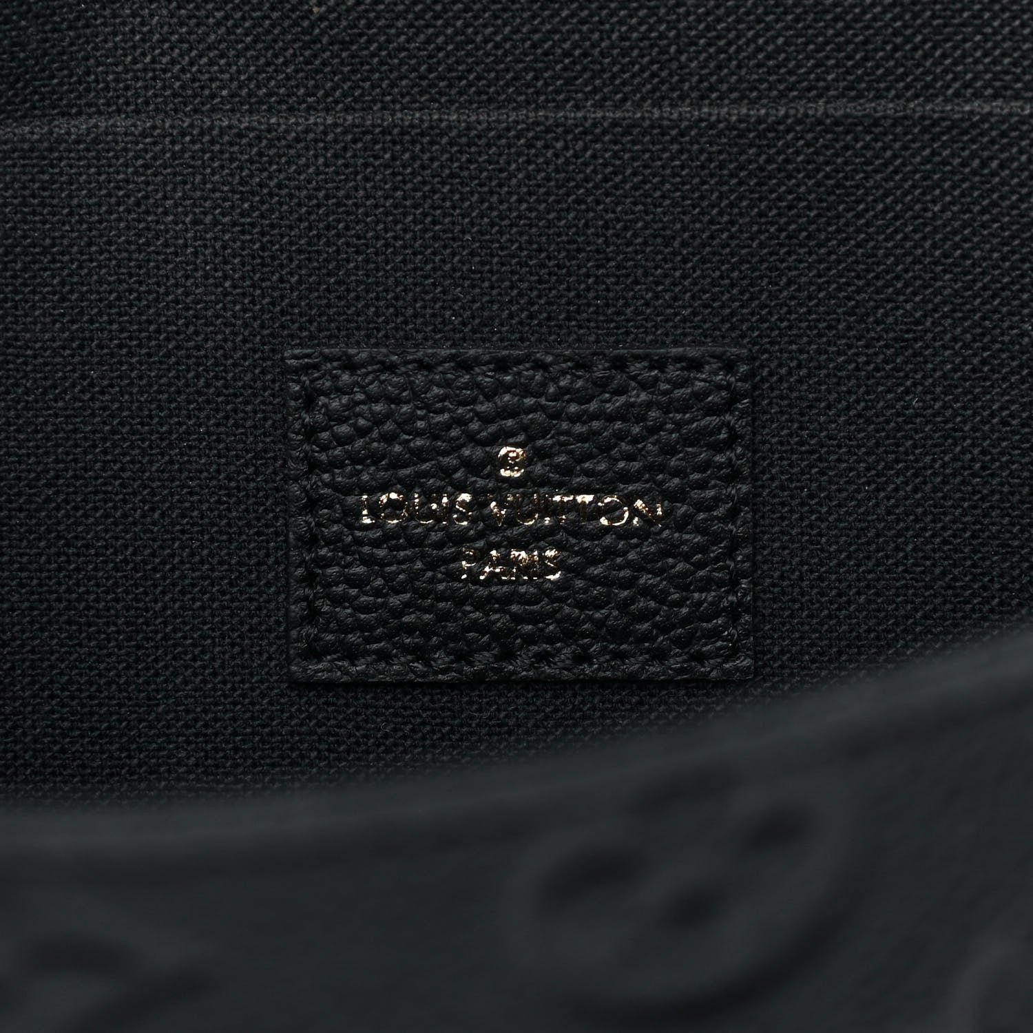 Louis Vuitton Empreinte Pochette Felicie Chain Wallet Black 7 of 7