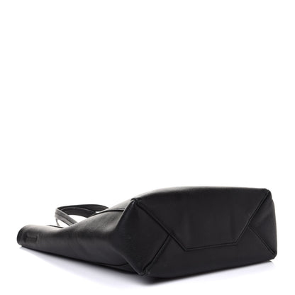 Celine Grained Calfskin Small Vertical Cabas Black 4 of 11