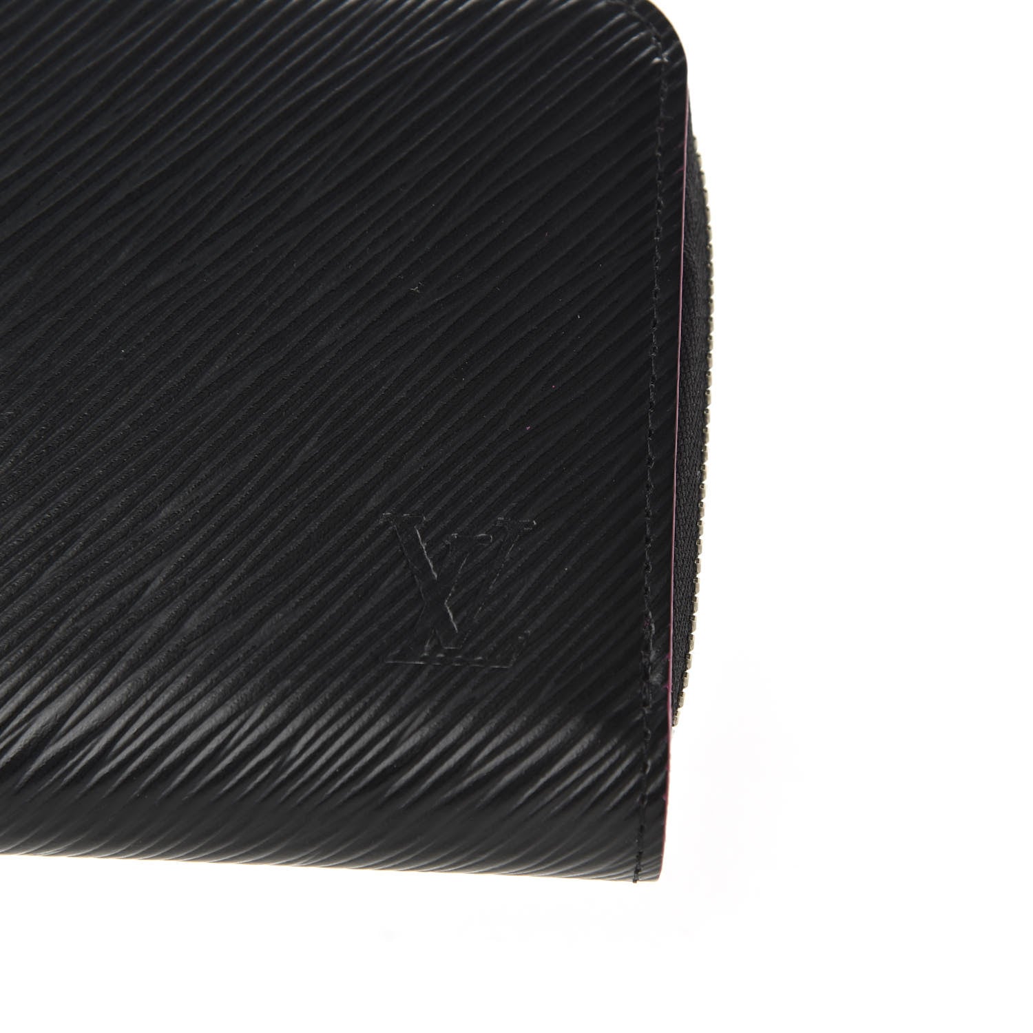 Louis Vuitton Epi Zippy Wallet Black Hot Pink 5 of 8