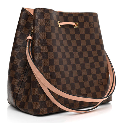 Louis Vuitton Damier Ebene Neonoe MM Venus Pink 3 of 10