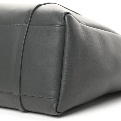 Balenciaga Veau Baltimore Double Sided Medium Everyday Tote Gris Fossile Bleu Turquoise 11 of 12