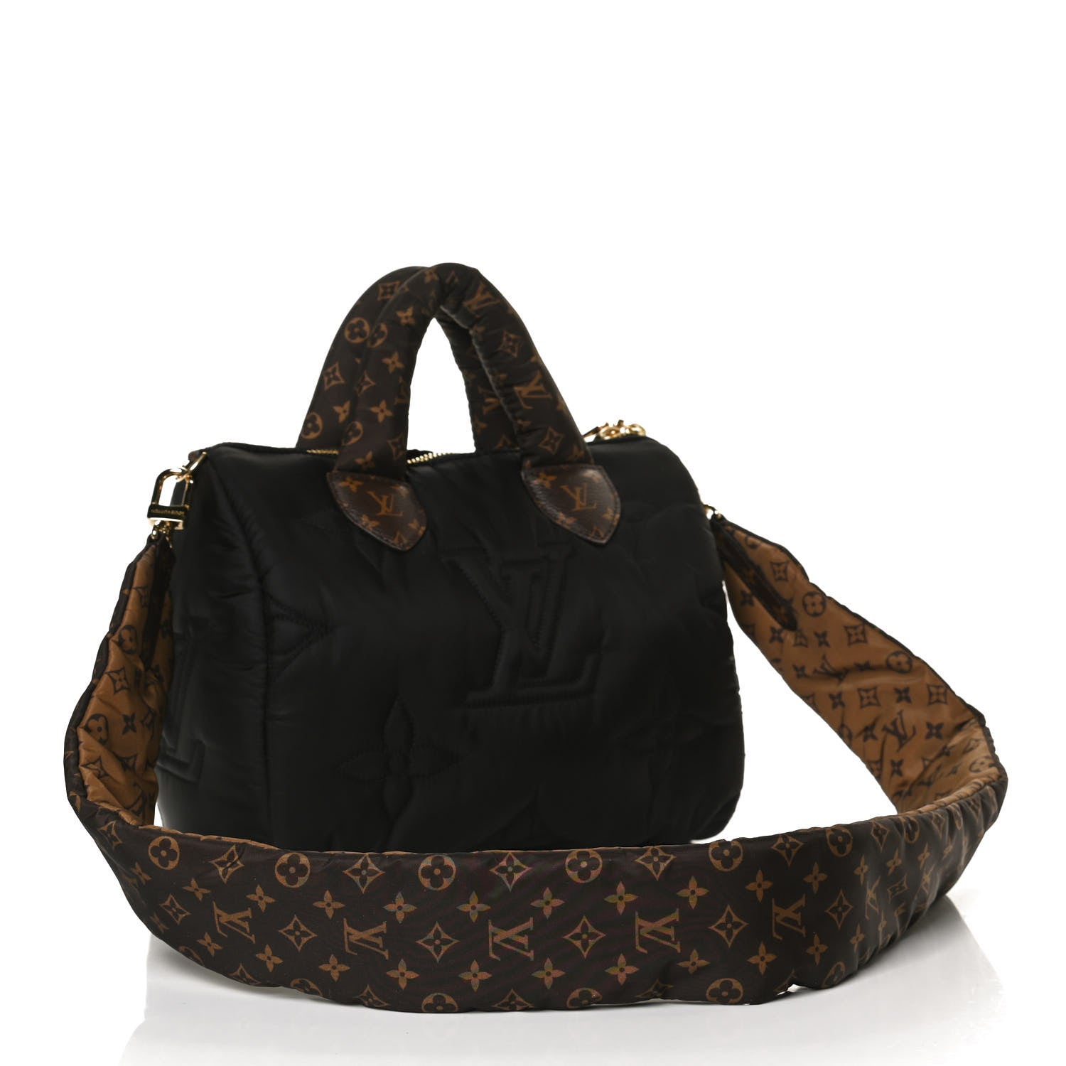 Louis Vuitton Econyl Mini Monogram Pillow Speedy Bandouliere 25 Black 2 of 10