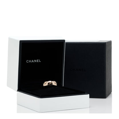 Chanel 18K Beige Gold Small Coco Crush Ring 57 8 6 of 6