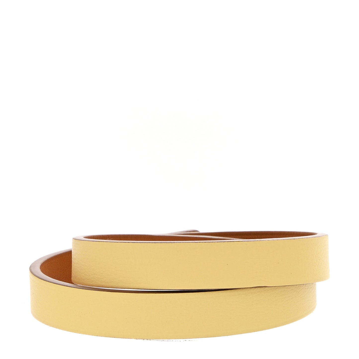 Swift Mini Kelly Double Tour Bracelet T3 Jaune Poussin