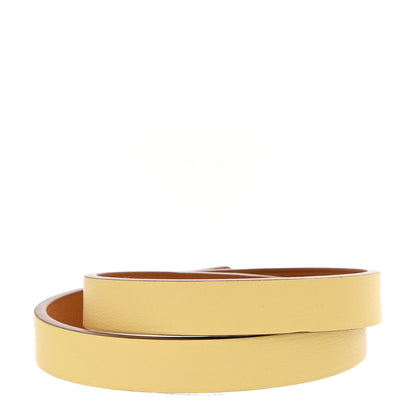 Hermes Swift Mini Kelly Double Tour Bracelet T3 Jaune Poussin 3 of 8