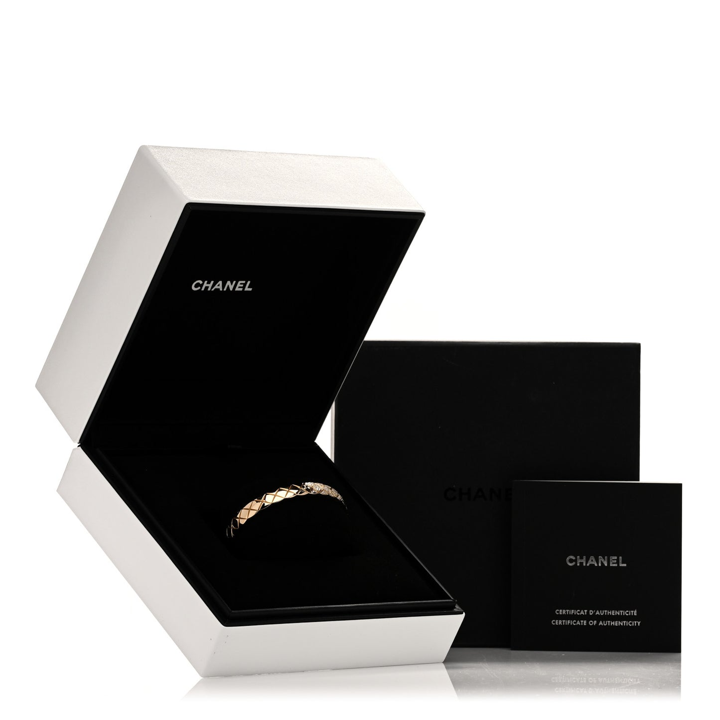 18K Yellow Gold Diamond Coco Crush Bracelet M