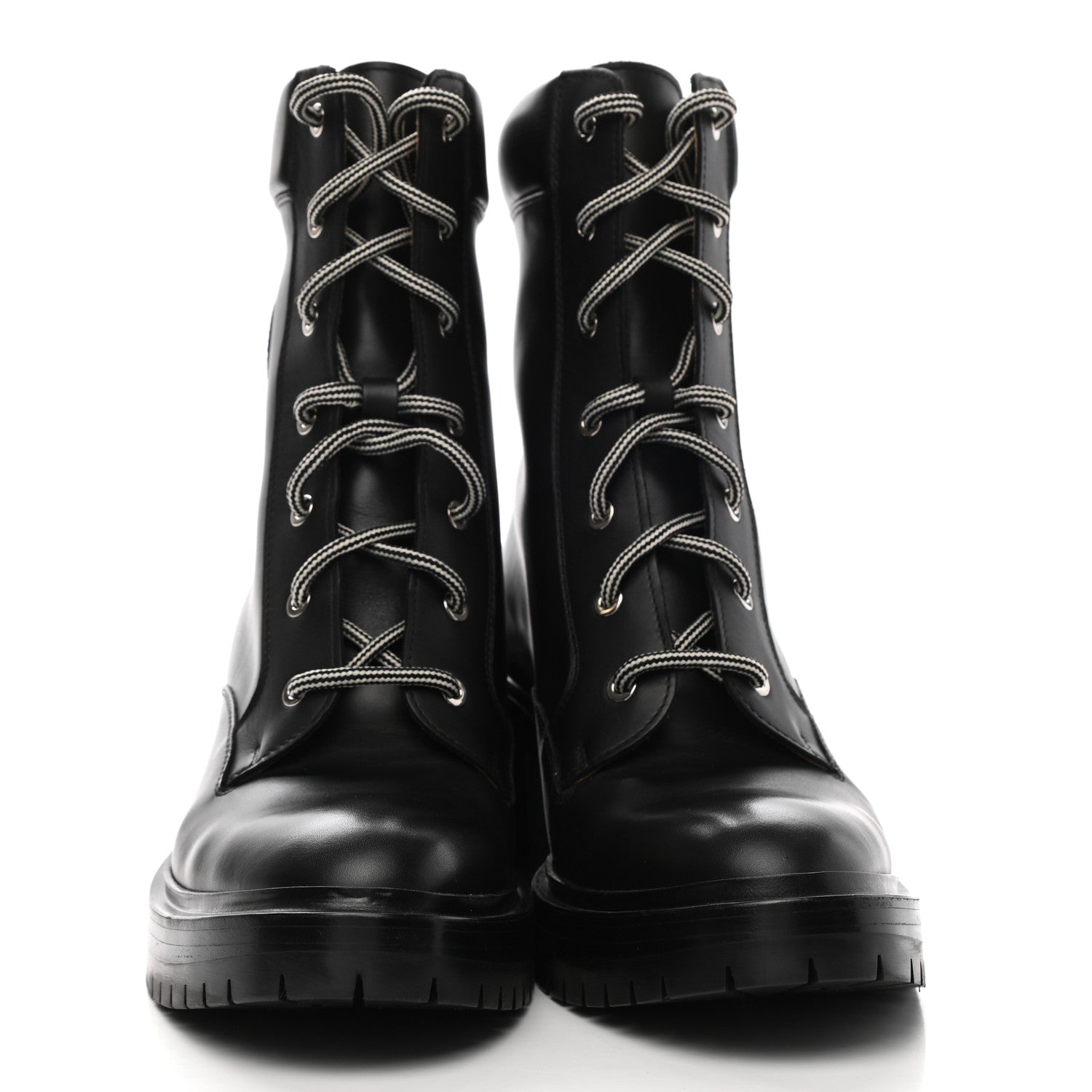 Hermes Calfskin Bridge Ankle Boots 40 Black 2 of 9