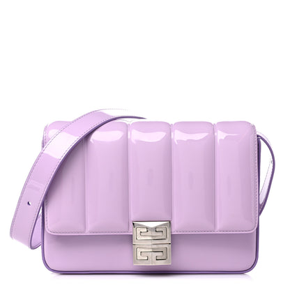 Givenchy Patent 4G Medium Padded Crossbody Bag Lilac 1 of 10
