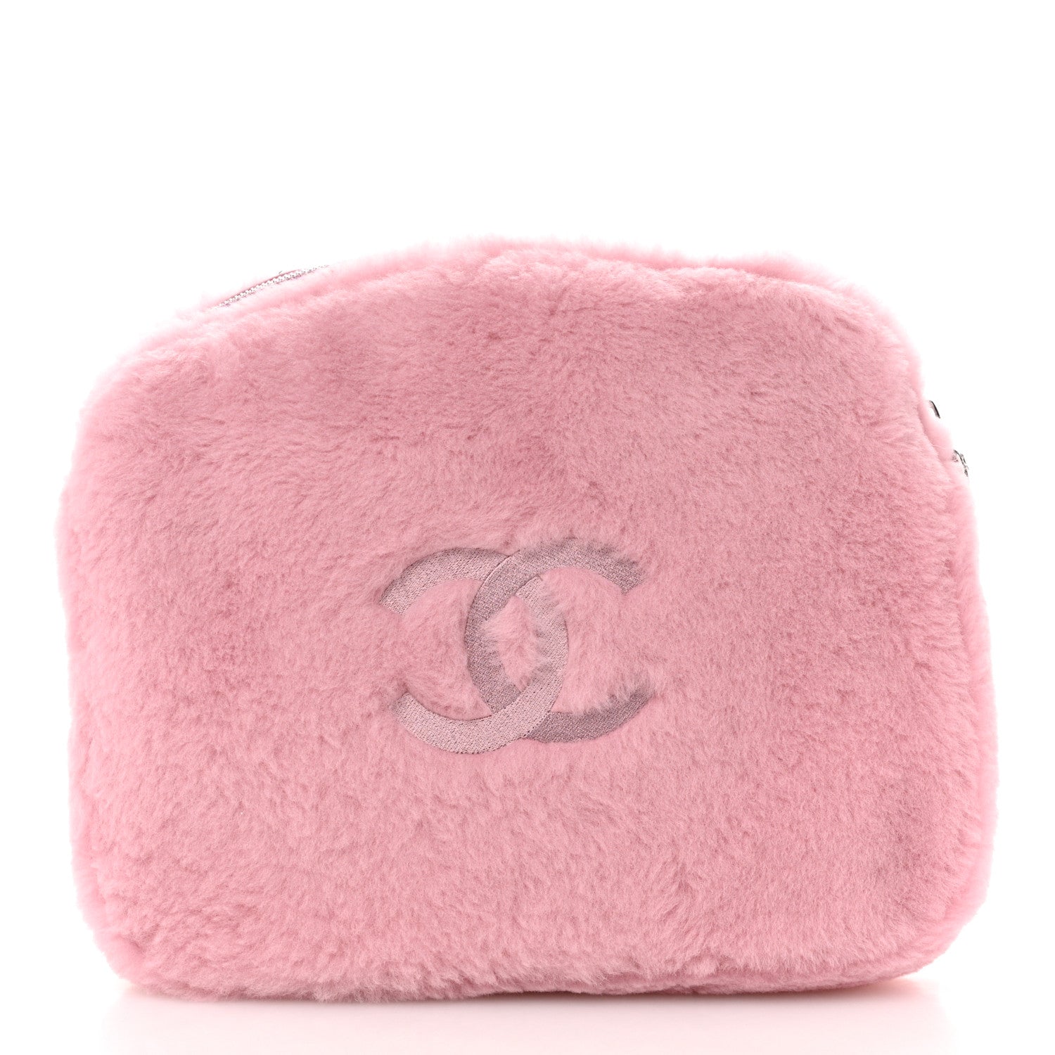 Chanel Shearling CC Flat Mules 37 Pink 11 of 19