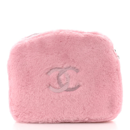 Chanel Shearling CC Flat Mules 37 Pink 11 of 19