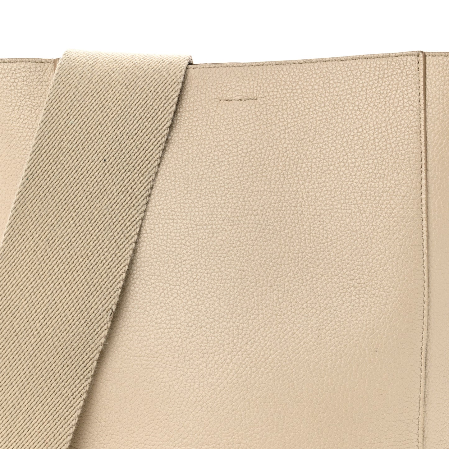 Soft Grained Calfskin Small Sangle Bucket Bag Light Taupe