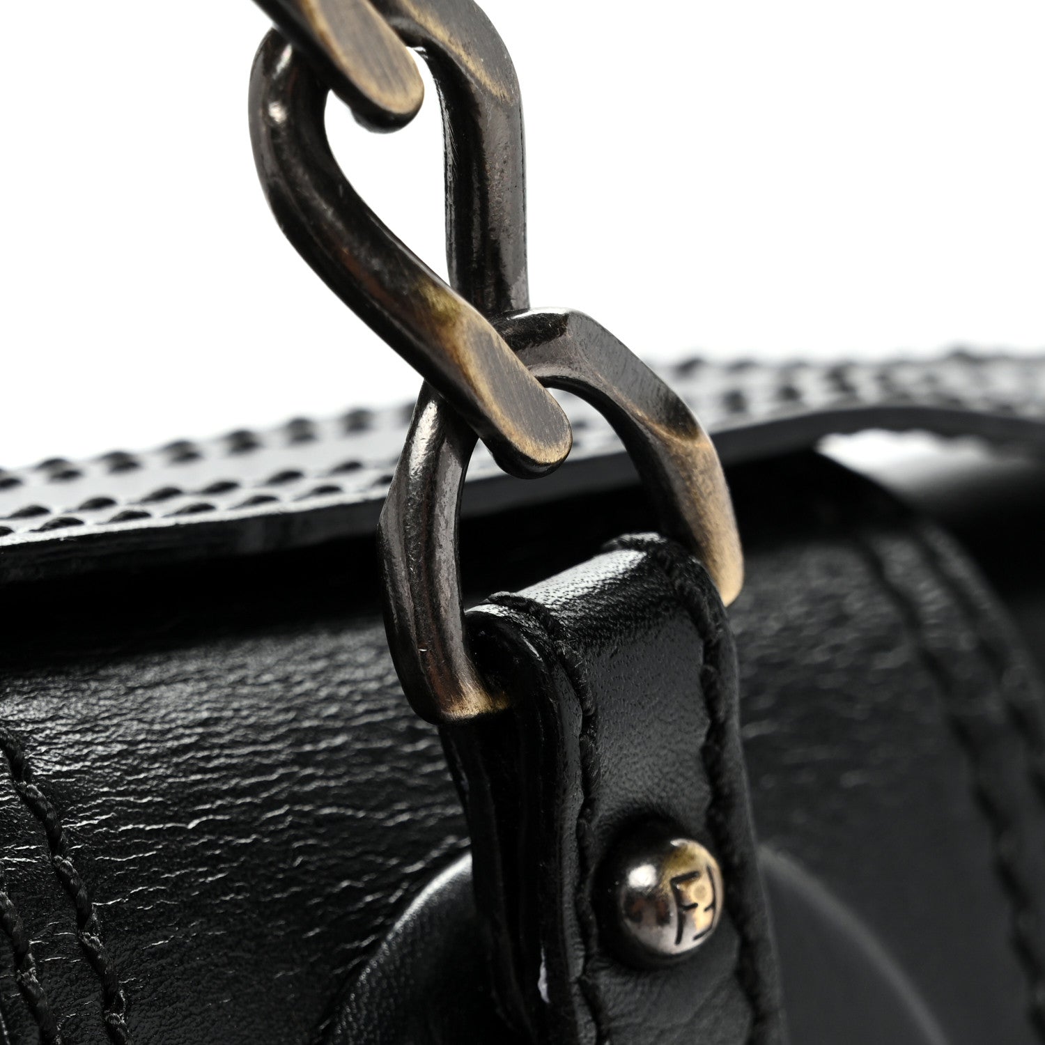 Fendi Cuoio Large B Bag Black 10 of 10