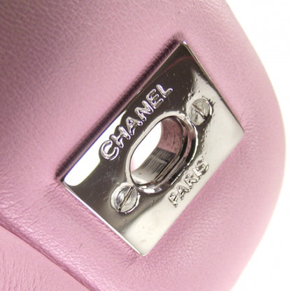 Chanel Calfskin Quilted Large Cambon Flap Pink Black 12 of 13