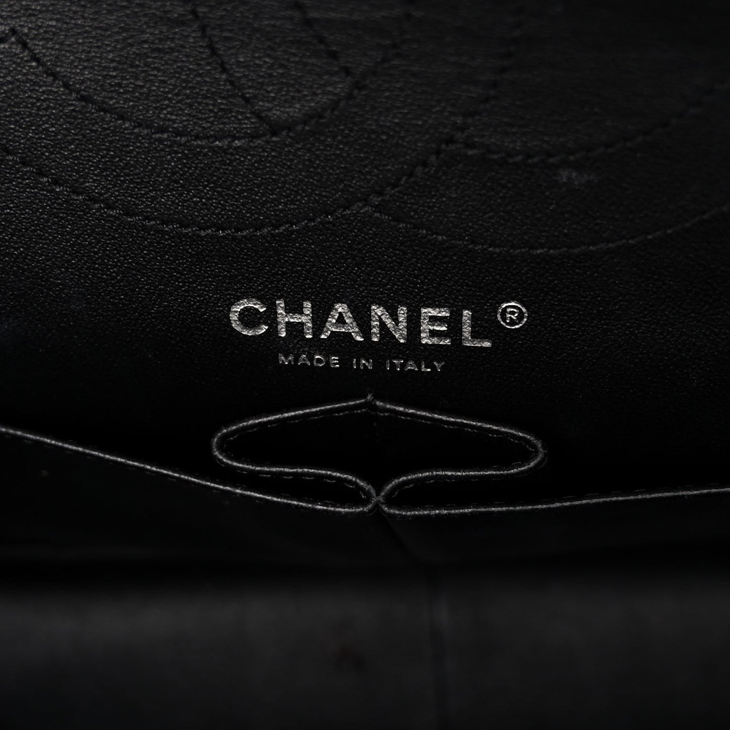 Glazed Calfskin Quilted 2.55 Reissue 226 Flap So Black