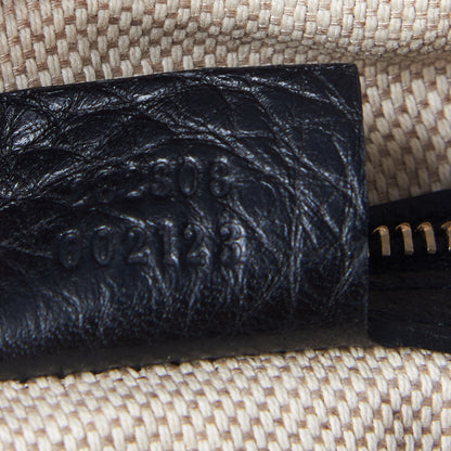 Gucci Pebbled Calfskin Large Soho Shoulder Bag Black 10 of 10