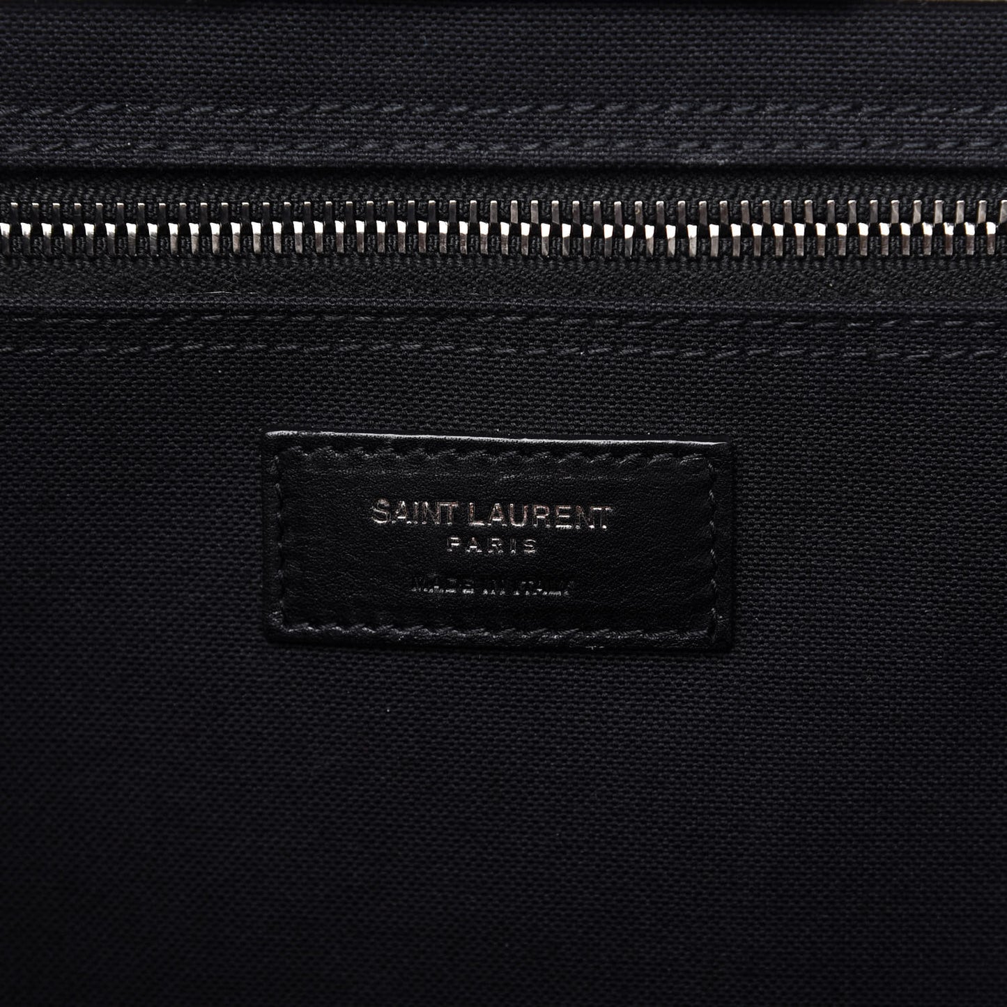 Canvas Noe Striped Tote Black White