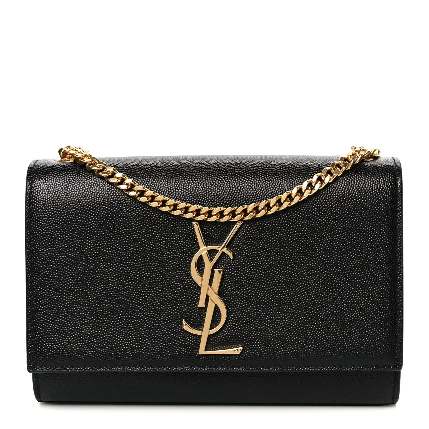 Grain De Poudre Small Monogram Kate Satchel Black