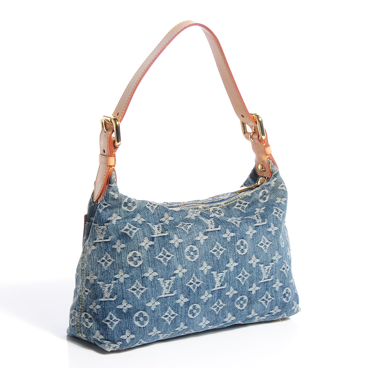 Louis Vuitton Monogram Denim Baggy PM Blue 3 of 7