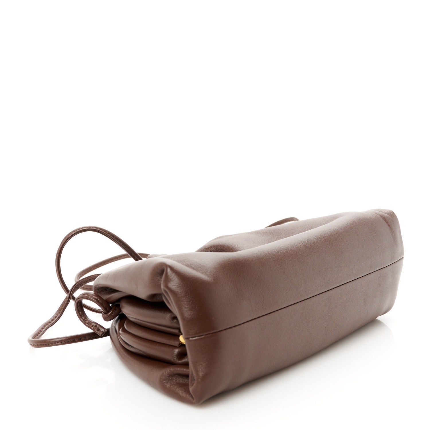 Bottega Veneta Butter Calfskin The Mini Pouch Kaki Fondente 4 of 10