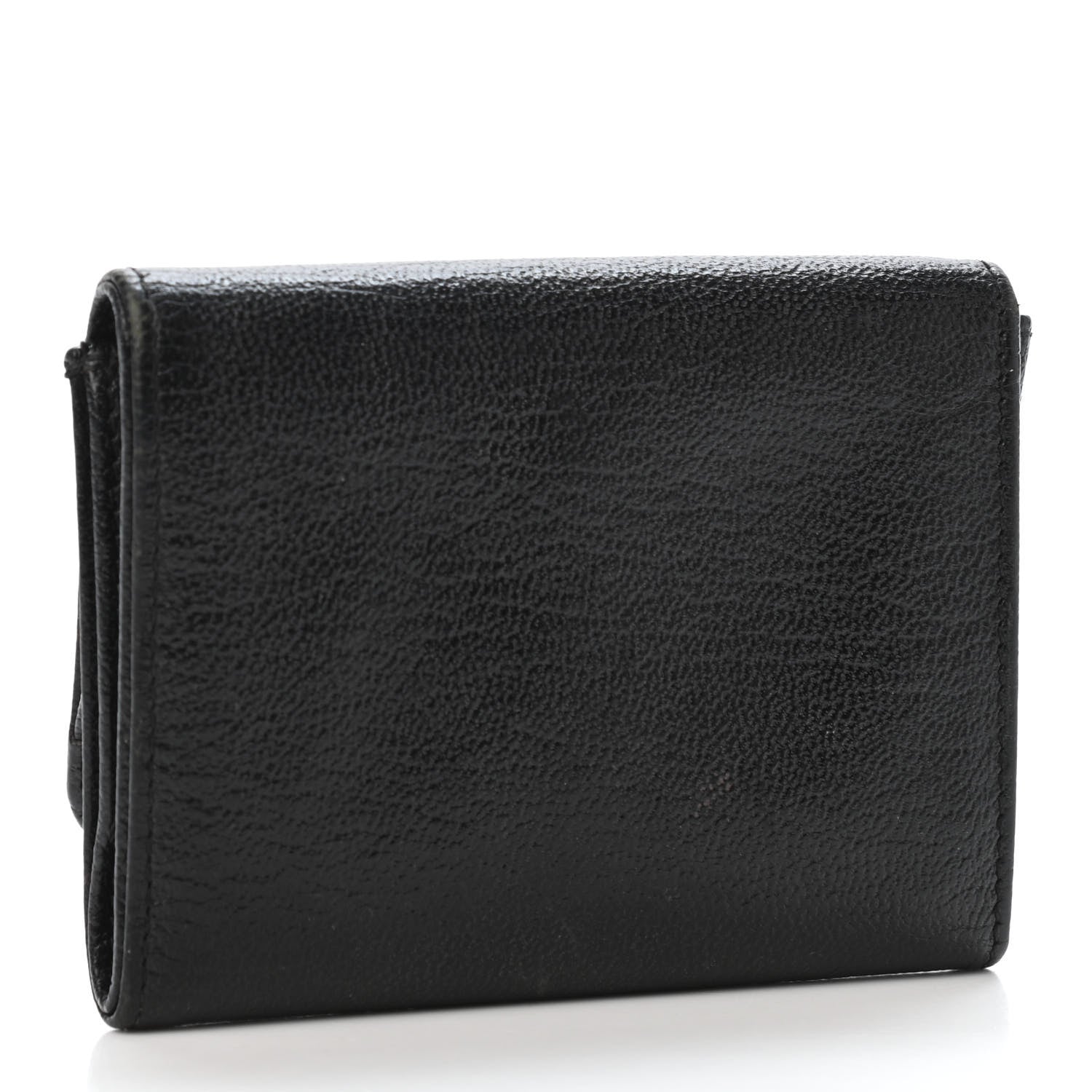 Chanel Goatskin Compact CC Flap Wallet Black 2 of 4