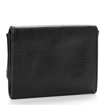 Chanel Goatskin Compact CC Flap Wallet Black 2 of 4