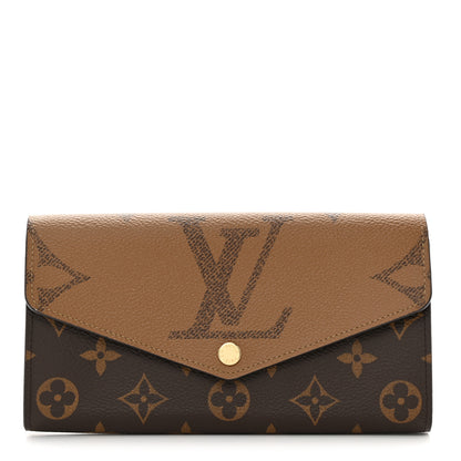 Louis Vuitton Reverse Monogram Giant Sarah Wallet 1 of 7