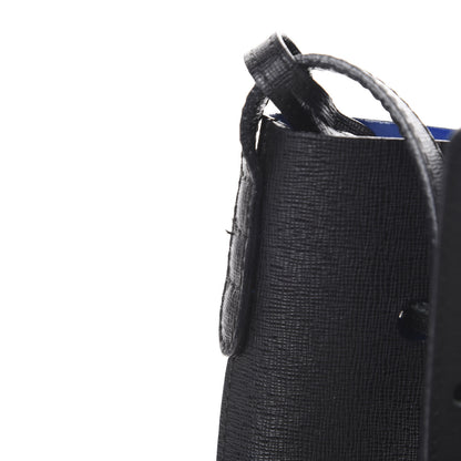 Mansur Gavriel Saffiano Bucket Bag Black Royal 16 of 16