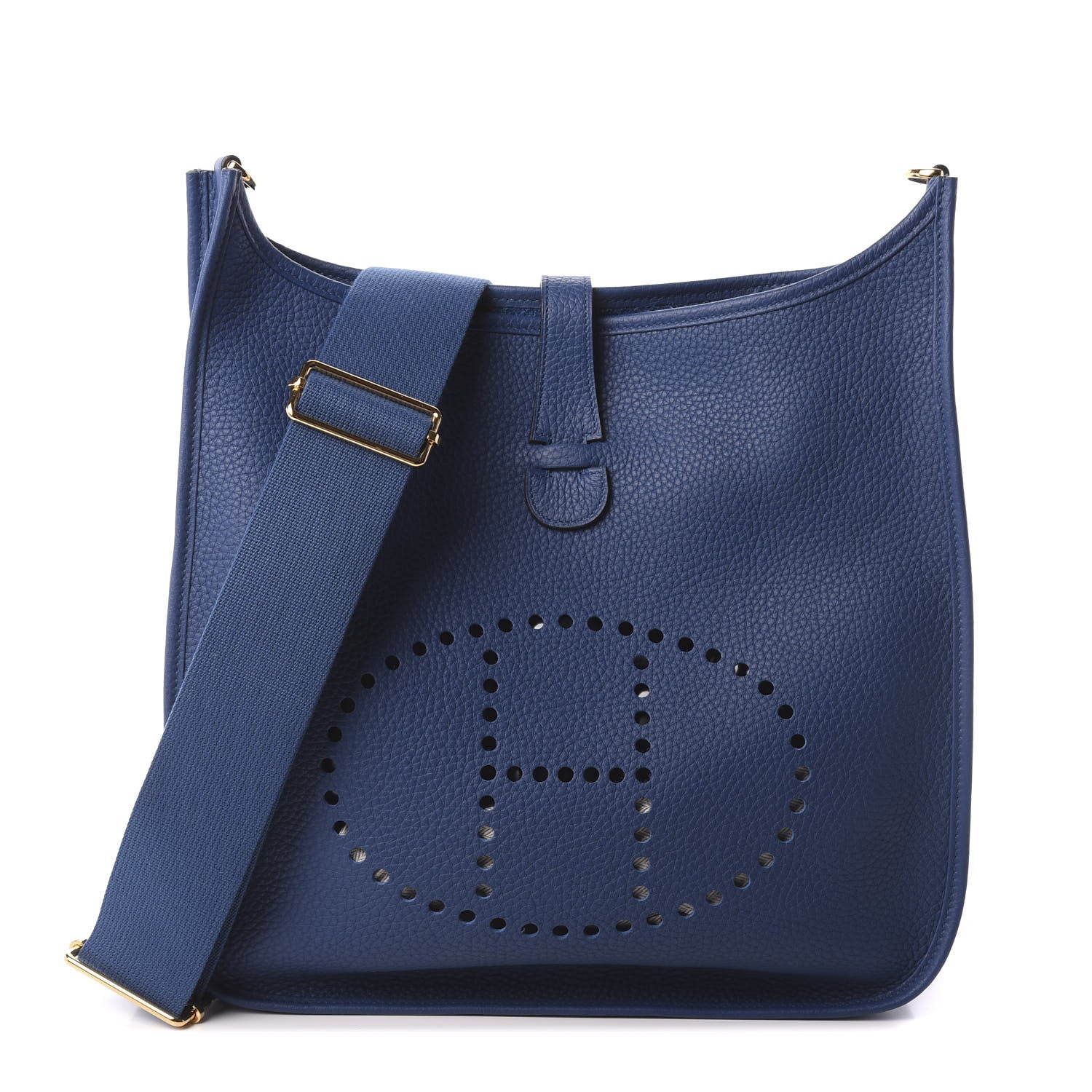 Hermes Taurillon Clemence Evelyne III GM Deep Blue 1 of 9
