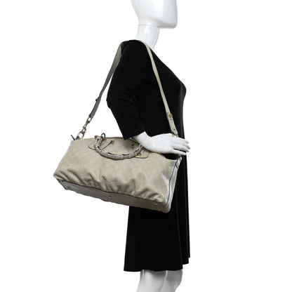 Gucci Guccissima Pop Bamboo Top Handle Tote White 2 of 12