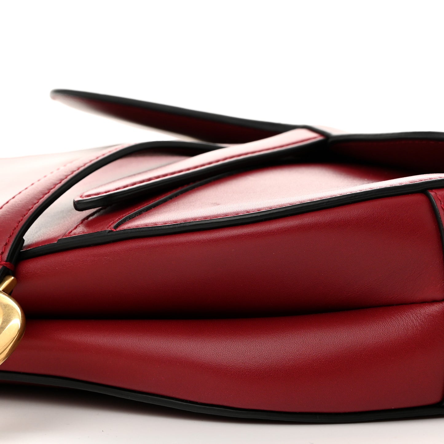 Calfskin Saddle Bag Scarlet