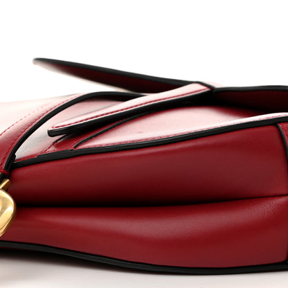 Christian Dior Calfskin Saddle Bag Scarlet 10 of 12