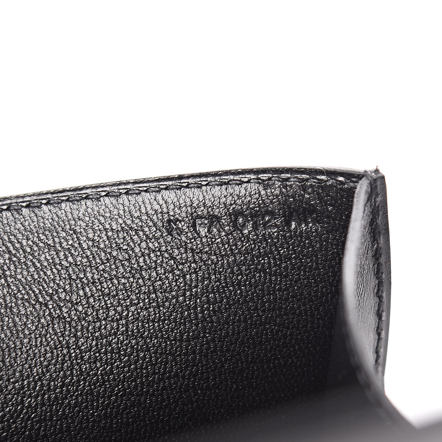 Hermes Tadelakt Medor 23 Clutch Black 7 of 8