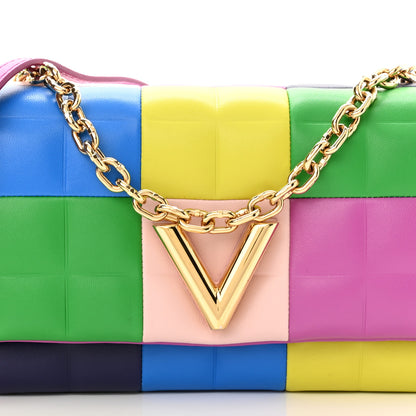 Louis Vuitton Lambskin Pochette Twist Shoulder Bag Multicolor 9 of 11