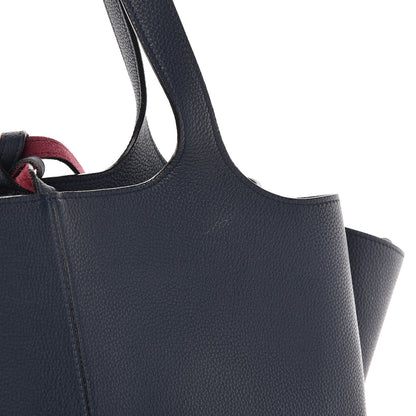 Celine Baby Grained Calfskin Medium Tri-Fold Bag Steel Blue 9 of 14