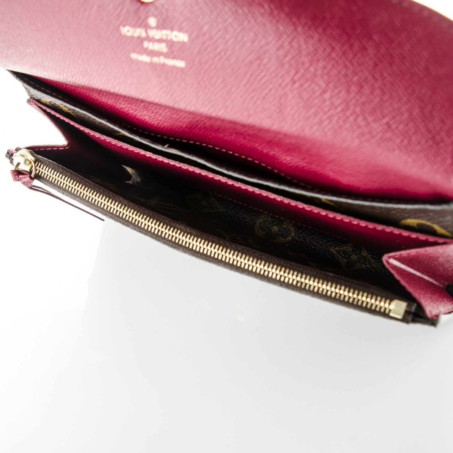 Monogram Emilie Wallet Fuchsia