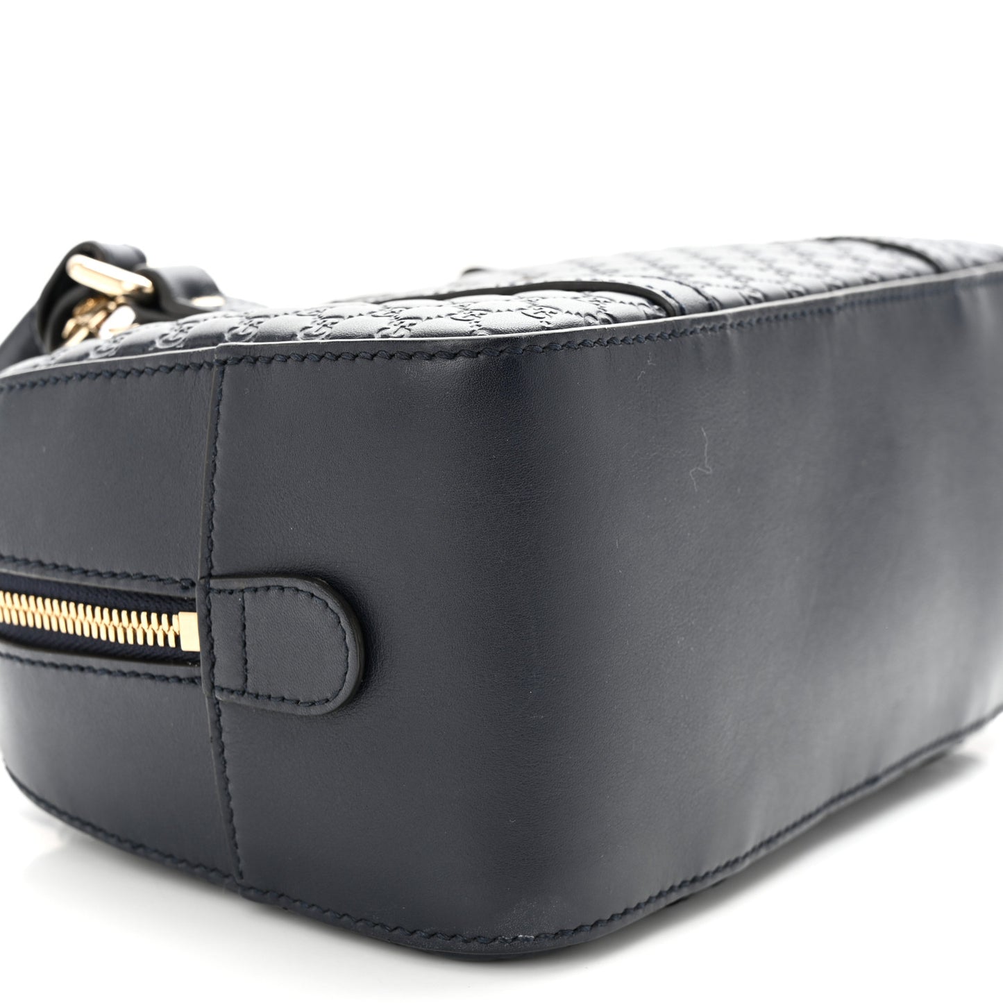 Soft Microguccissima Small Crossbody Bag Blue