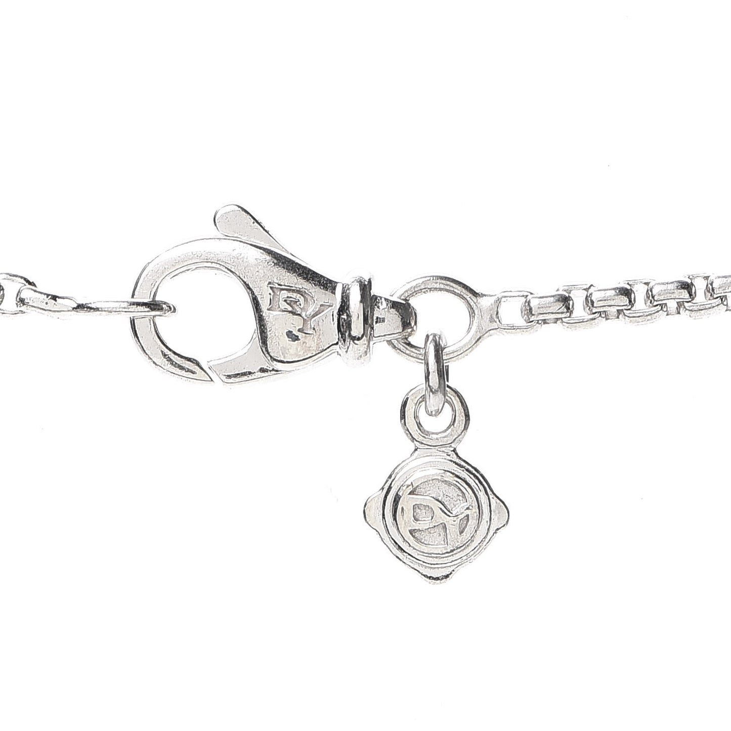 Sterling Silver Diamond Crossover Station Necklace
