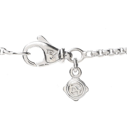 David Yurman Sterling Silver Diamond Crossover Station Necklace 4 of 5