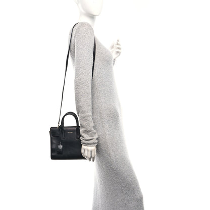 Saint Laurent Calfskin Nano Sac De Jour Black 2 of 10