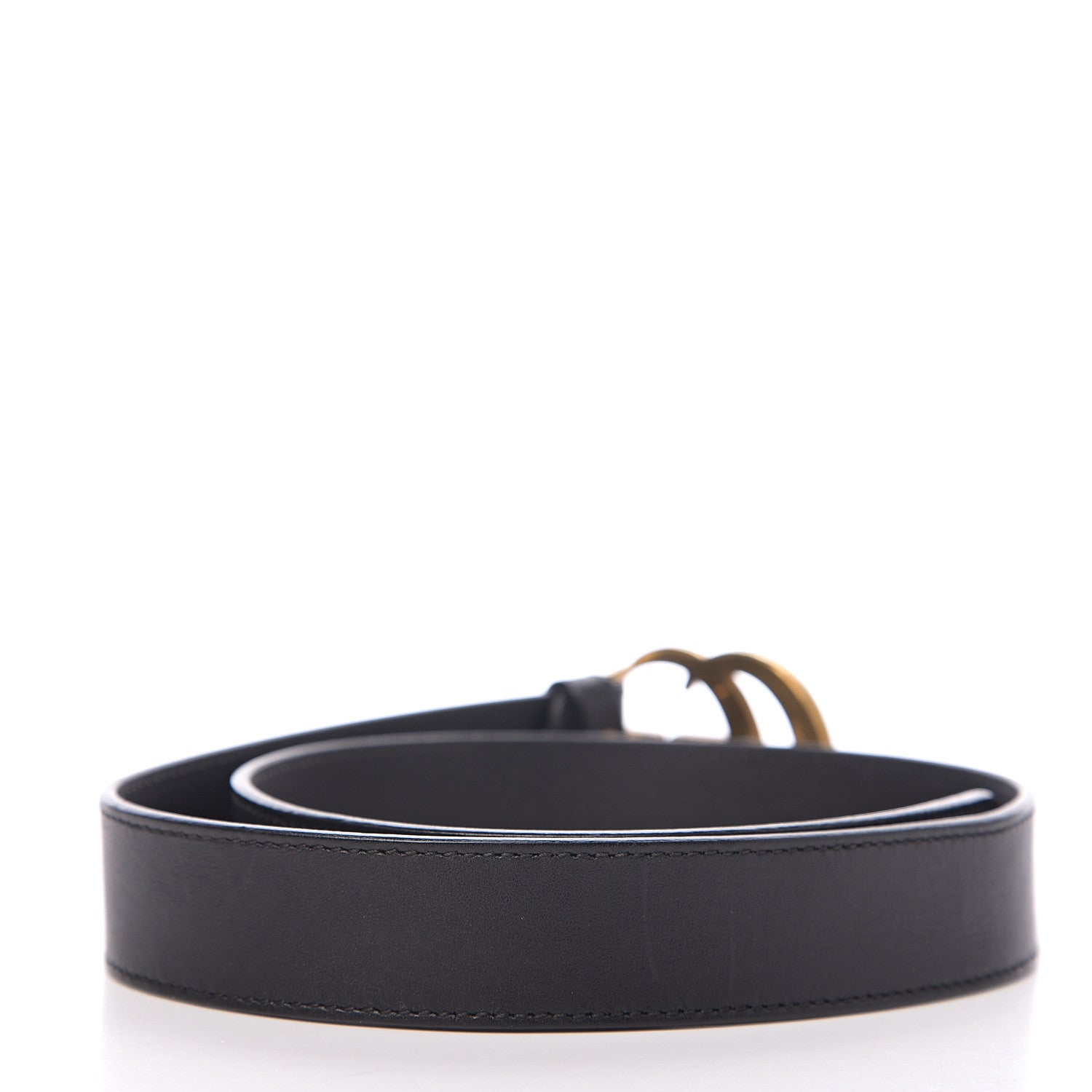 Gucci Moon Calfskin Double G 30mm Belt 70 28 Black 2 of 6