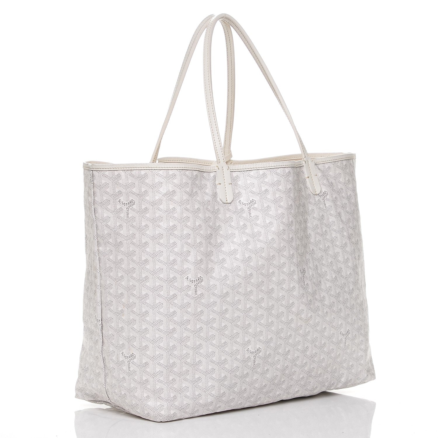 Goyard Goyardine Saint Louis GM White 3 of 9