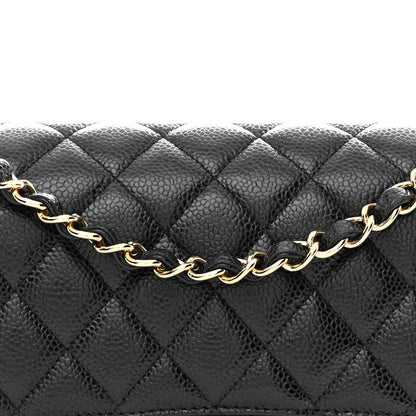 Chanel Caviar Quilted Medium Double Flap Black 8 of 11