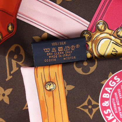 Louis Vuitton Silk Monogram Summer Trunks Bandeau Brown 3 of 4