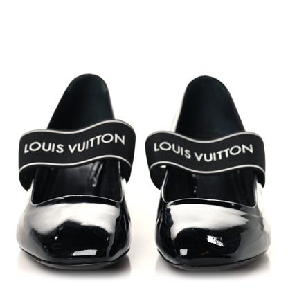 Louis Vuitton Patent Uncover Pumps 39 Black 3 of 9
