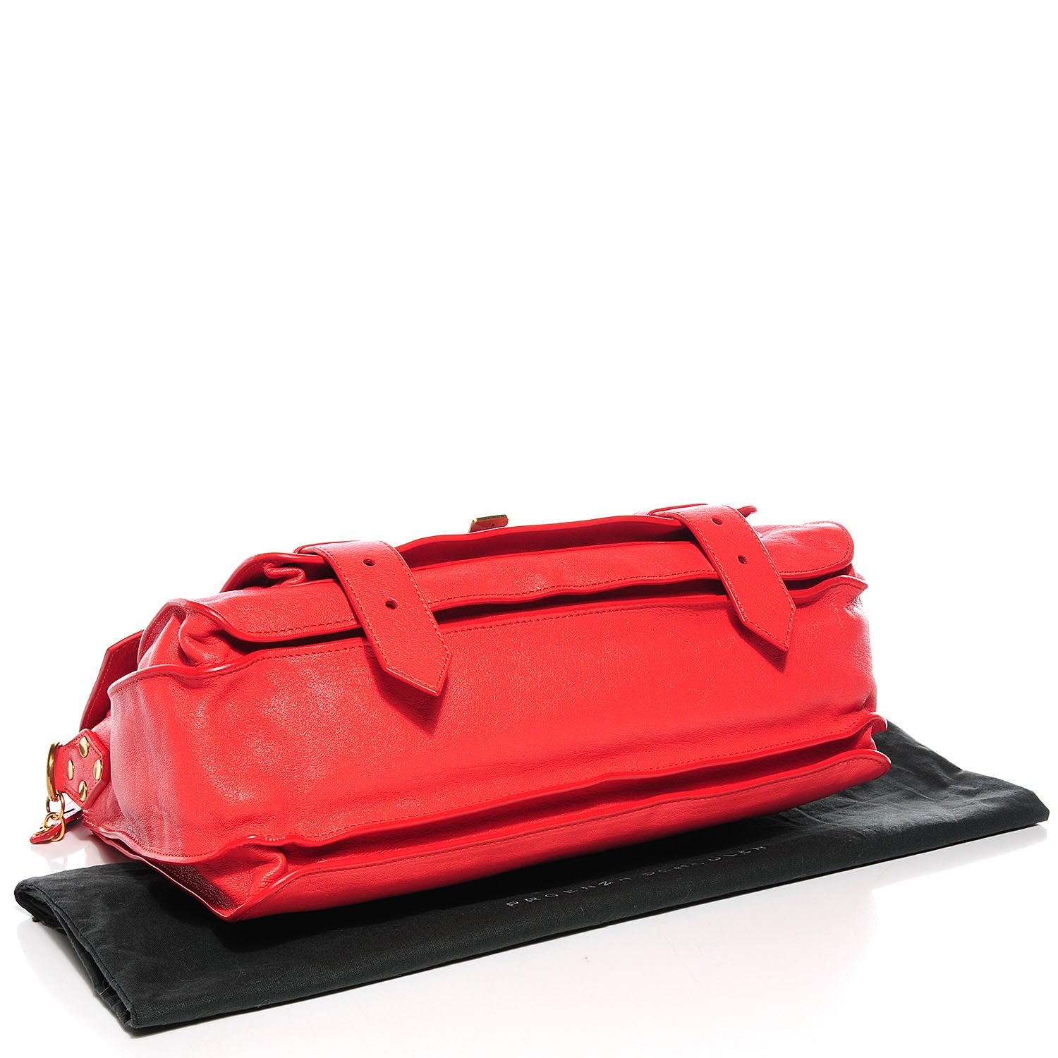 Proenza Schouler Lambskin Medium PS1 Satchel Deep Coral 4 of 12